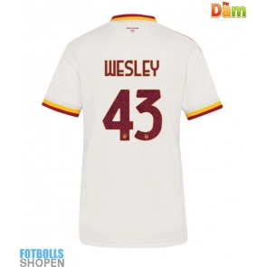 Billiga AS Roma Wesley Franca #43 Bortatröja Dam 2026-27 Kortärmad